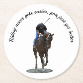 Onderzetter van galoping Thoroughbred Horse Paper (Voorkant)