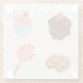 Onderzetter van geblazen glas (Achterkant)