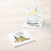 Onderzetter van geblonde heks in Girl Paper (Insitu)