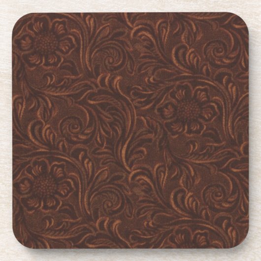 Onderzetter van gebotteld leder (Voorkant)