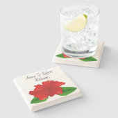 Onderzetter van geplatte steen (Zijkant)