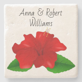 Onderzetter van geplatte steen