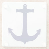 Onderzetter van glas Anchor Glazen Onderzetter (Achterkant)