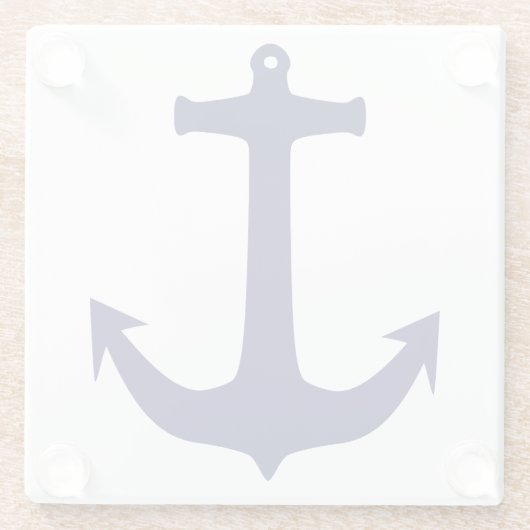 Onderzetter van glas Anchor Glazen Onderzetter (Achterkant)