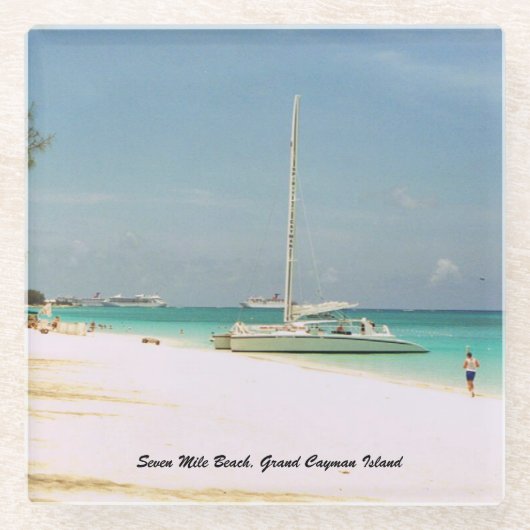 Onderzetter van glas met doorsnede (Voorkant)