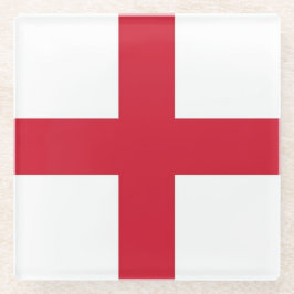 Onderzetter van glas met vlag van Engeland, Vereni