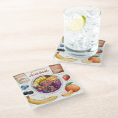  Onderzetter van glas ontvangen Glazen Onderzetter (Schuin)