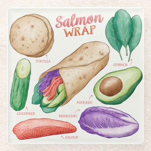 Onderzetter van glas ontvangen Glazen Onderzetter (Voorkant)