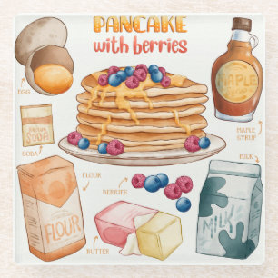 Onderzetter van glas voor de trommel glazen onderzetter