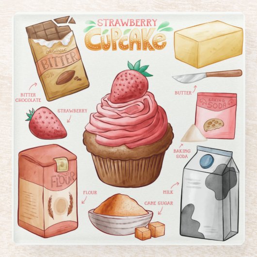 Onderzetter van glas voor de trommel glazen onderzetter (Voorkant)