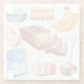 Onderzetter van glas voor de trommel glazen onderzetter (Achterkant)