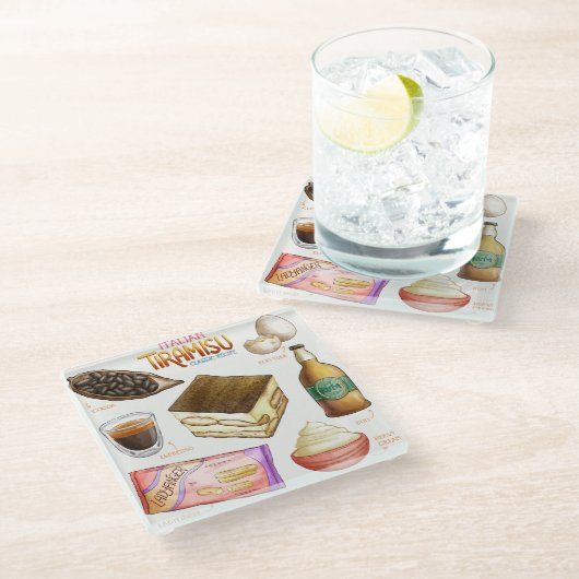 Onderzetter van glas voor de trommel glazen onderzetter (Schuin)