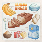 Onderzetter van glas voor de trommel glazen onderzetter (Voorkant)