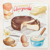 Onderzetter van glas voor de trommel glazen onderzetter (Voorkant)