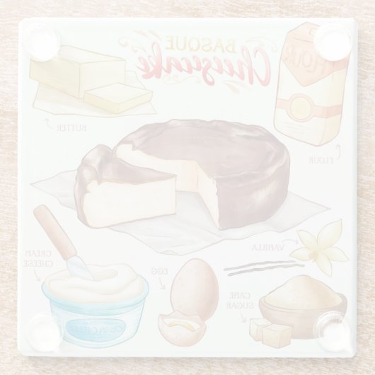 Onderzetter van glas voor de trommel glazen onderzetter (Achterkant)