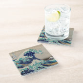 ONDERZETTER van GLASS : KUSAI : het water (Schuin)