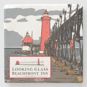 ONDERZETTER VAN GLASSTOON VOOR KIJKEN