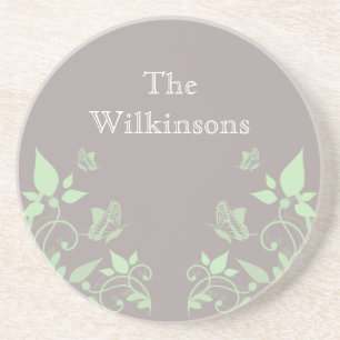 Onderzetter van groene vlinderbloemigen