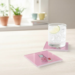 Onderzetter van gsm-glas glazen onderzetter