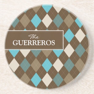 Onderzetter van Guerreros Aqua/Chocolade