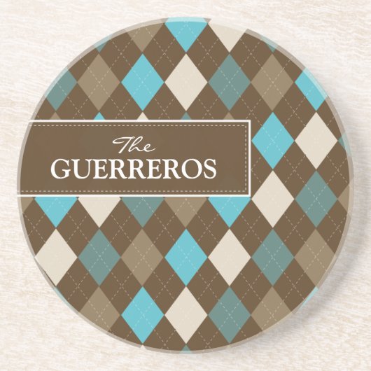 Onderzetter van Guerreros Aqua/Chocolade (Voorkant)