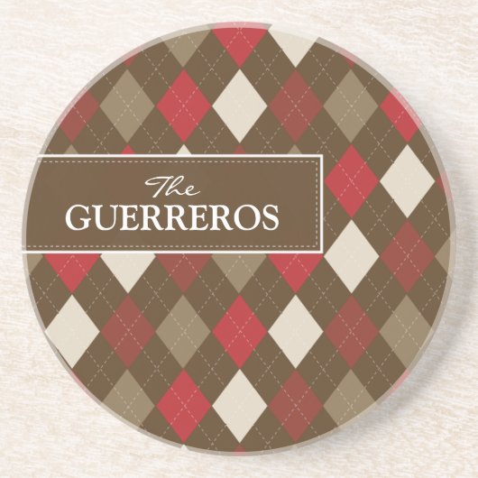 Onderzetter van Guerreros Red/Chocolate (Voorkant)