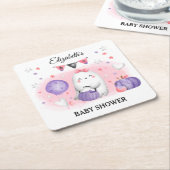 Onderzetter van halloween Baby shower Girl Cute Pa (Schuin)