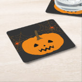 Onderzetter van halloween Pumpkin-papier (Schuin)