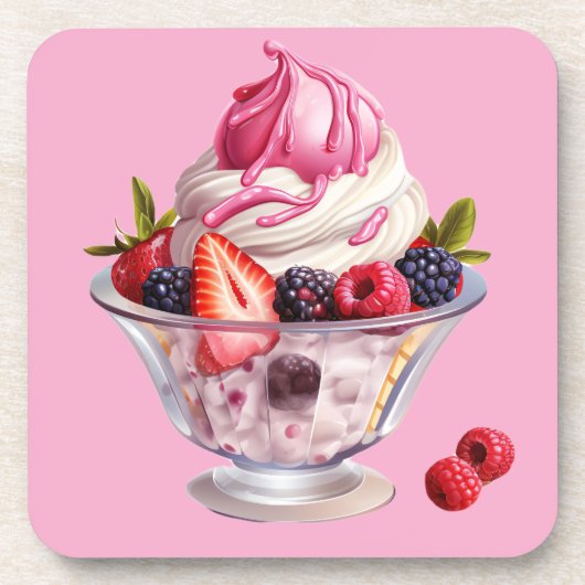 Onderzetter van harde kunststof (Voorkant)