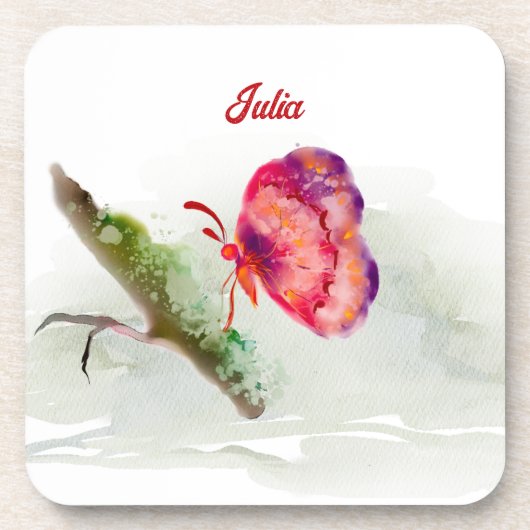 Onderzetter van harde kunststof (Voorkant)