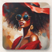 Onderzetter van harde kunststof (Voorkant)