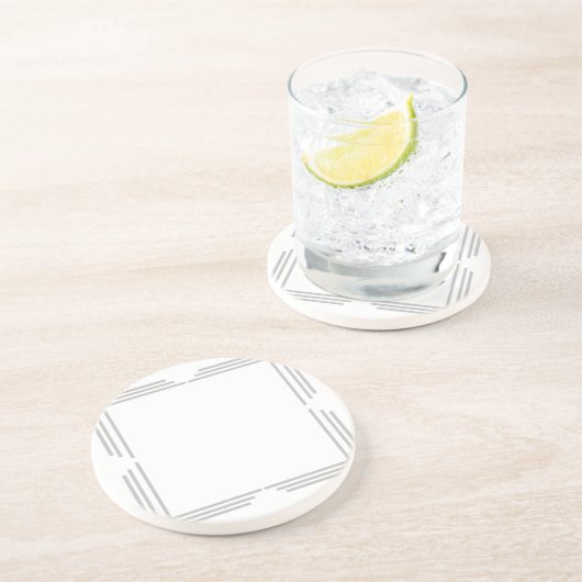Onderzetter van harde kunststof (Zijkant)