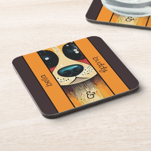 Onderzetter van harde kunststof (Linkerzijde)