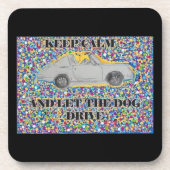 Onderzetter van harde kunststof (Voorkant)