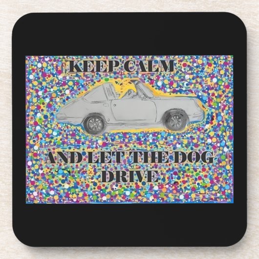 Onderzetter van harde kunststof (Voorkant)