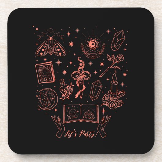 Onderzetter van harde kunststof (Voorkant)