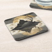 Onderzetter van harde kunststof (Linkerzijde)