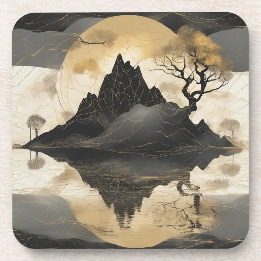 Onderzetter van harde kunststof (Voorkant)