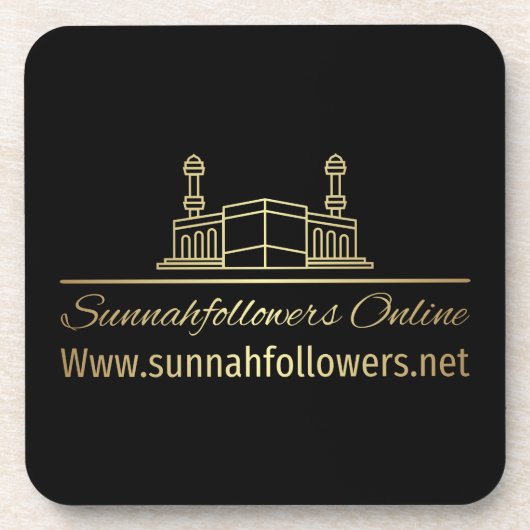 Onderzetter van harde kunststof (Voorkant)