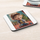 Onderzetter van harde kunststof (Linkerzijde)