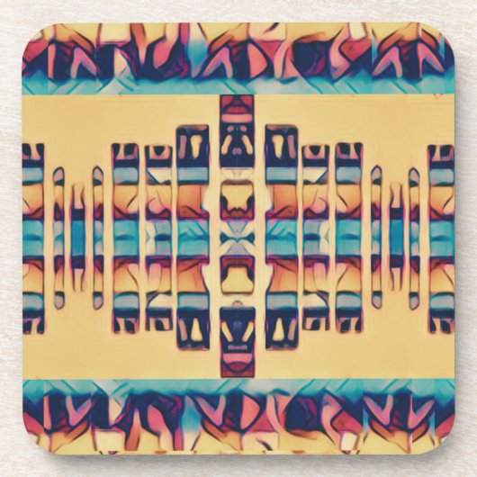 Onderzetter van harde kunststof (Voorkant)