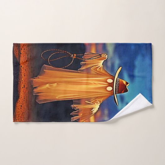 Onderzetter van harde kunststof bad handdoek (Handdoek)