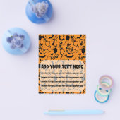 Onderzetter van harde kunststof flyer (Enkel)