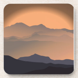 Onderzetter van harde kunststof in bergen - Zonneg