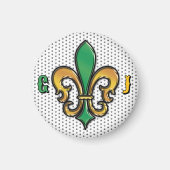 Onderzetter van harde kunststof magneet (Voorkant)