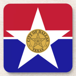 Onderzetter van harde kunststof met vlag van Dalla