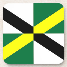 Onderzetter van harde kunststof met vlag van Monte