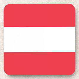 Onderzetter van harde kunststof met vlag van Ooste