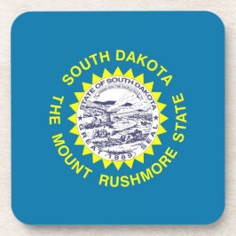 Onderzetter van harde kunststof met vlag van South