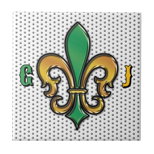 Onderzetter van harde kunststof tegeltje (Voorkant)